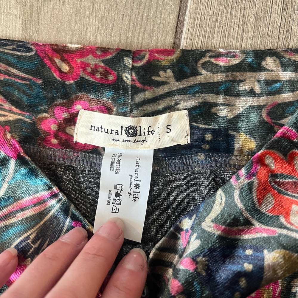NATURAL LIFE Multicolor Floral Boot Cut Pants - Picture 9 of 11